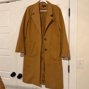 Lulu's Tan Longline Coat